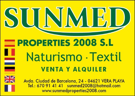 Sunmed Properties, Uw makelaar voor Vera Playa en omgeving - Aussenpool von Vera Natura. Derzeit sind mehrere Wohnungen zum Verkaufen. Konsultieren Sie die Website www.sunmedproperties2008.com - Kennen Sie die FKK-Domäne von La Menara? Es ist eine wunder
